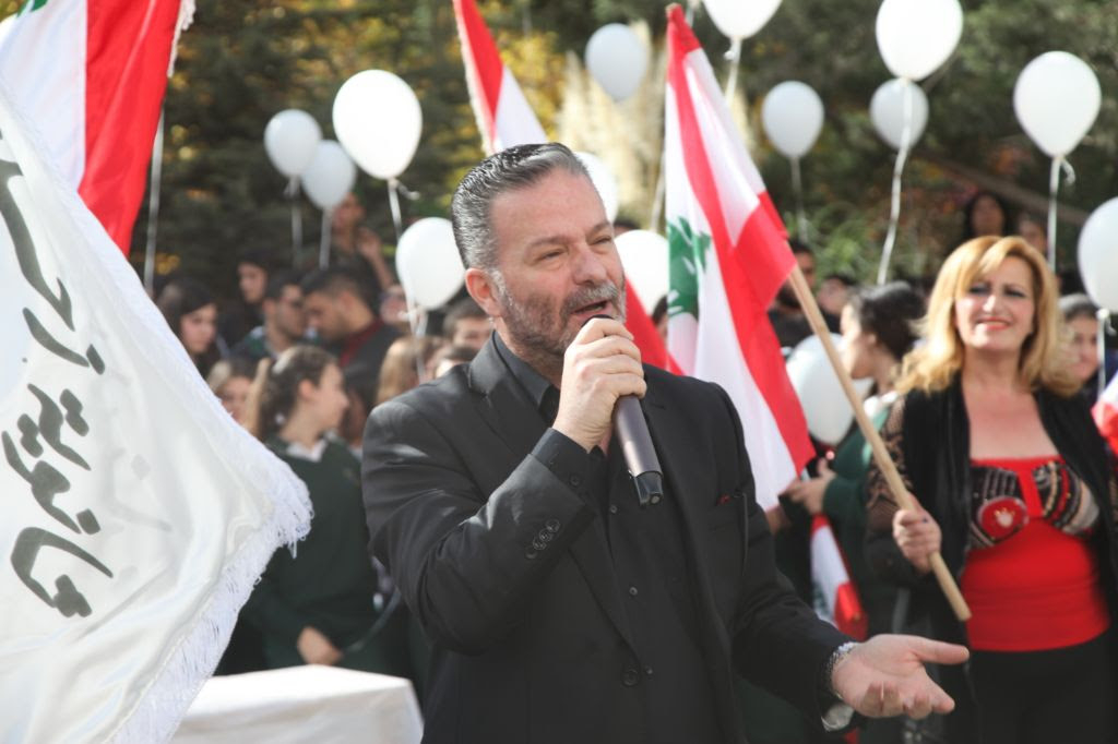 نقولا الاسطا يحتفل بعيد الاستقلال