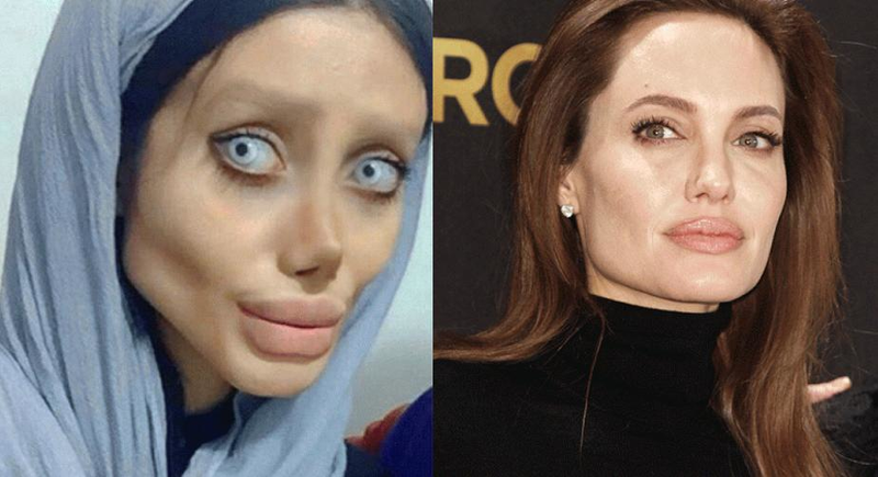 بالصور: تحوّلت لـ نسخة مرعبة من أنجلينا جولي